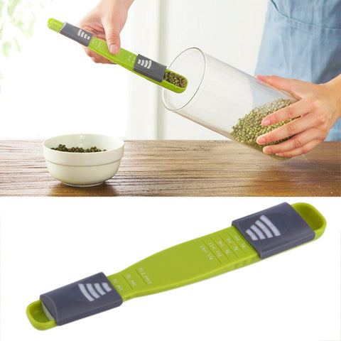 Adjustable Scale Measuring Spoons