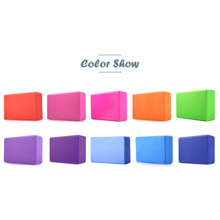High Quality EVA Yoga Block Brick Pilates Sports Exercise Gym Foam Workout Stretching Aid Body Shaping Health Training