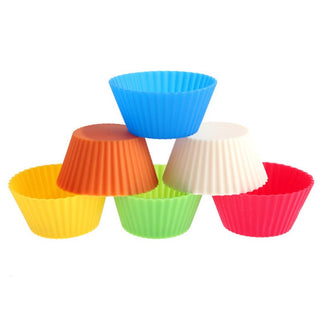 12PCS Silicone Cake Mold Cup