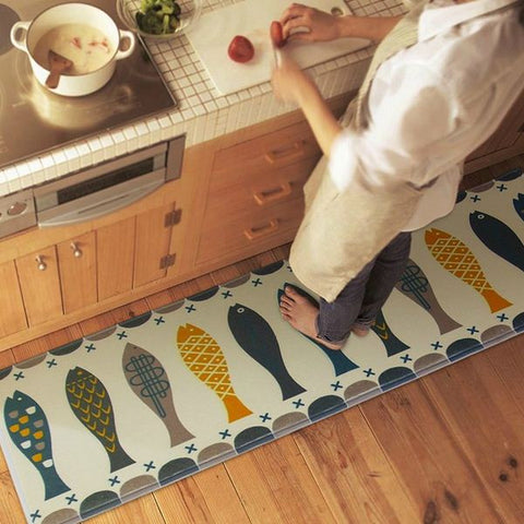 Fish Kitchen/Bathroom Mat